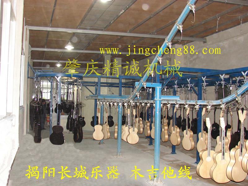 乐器吉他自动静电喷涂机 3