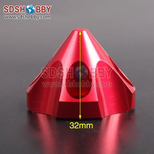 CNC Aluminum Alloy 3D Spinner for DLE30/ DLA32/ EME35/MLD35 30CC Engines #SP3D30 3