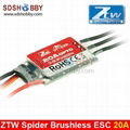 ZTW Spider-Series 20A OPTO Brushless ESC