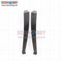 1 Pair F3A C.F. Landing Gear with 3K for 120 Grade Nitro Airplane #CLGF3A-120Y 3