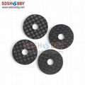 6star 4PCS Carbon Fiber Washer 21*5*2.5mm/21*5*4mm #FP3075 3