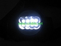 8 LED 塑料頭燈
