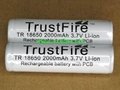 TrustFire TF18650 2000mAh 3.7V Protected li-ion Battery ID:2060 