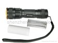 LED regulable foci flashlight