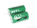 GTL LR 123A 3.6V 1200mAh Green Rechargeable Li-ion Battery