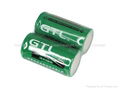 GTL LR 123A 3.6V 1200mAh Green Rechargeable Li-ion Battery
