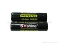 Soshine Li-ion 18650 Protected Battery: 2800mAh