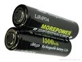 Lifepo4 MOREPOWER TF18650 1500mAh 3.2V Li-ion Batteries