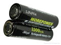 Lifepo4 MOREPOWER TF18650 1500mAh 3.2V Li-ion Batteries