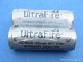 UltraFire LC18500 Protected Li-ion Rechargeable Battery