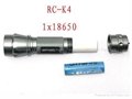 Romisen RC-K4 CREE Q3 LED Flashlight