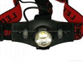 Lichao LG-203-1 CREE Q3 + 2 LED 3 Modes Headlamp