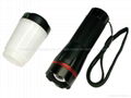 Lichao 1W LED 3 Mode Zoom Flashlight with Lantern / Lantern Torch