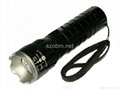 CREE Q3 LED 3-Mode Zoom Aluminum Flashlight ​with Attack Head