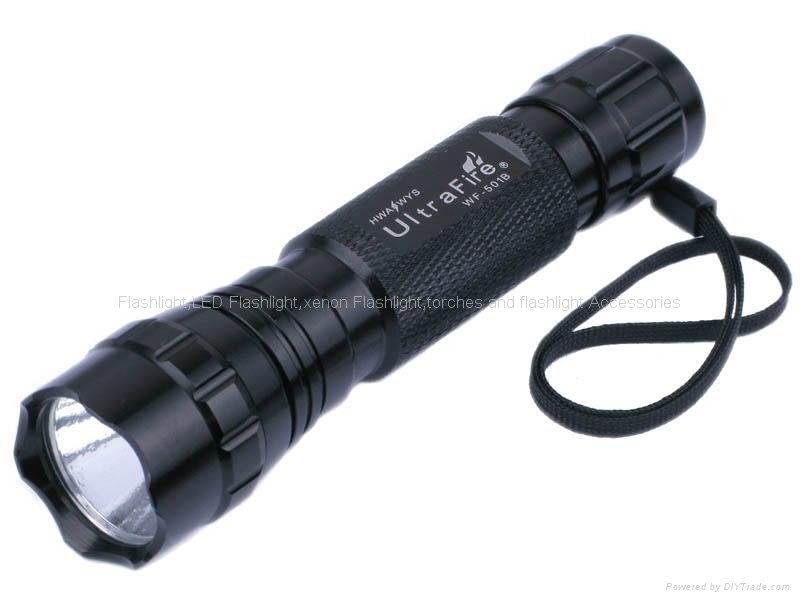 Ultrafire WF-501B Blue Light LED Flashlight Fishing Lamp Torch - China