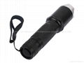 3-Mode LED Stainless Steel Head Flashlight with Hand Strap