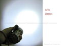 SKY RAY KING 3 x CREE XM-L T6 LED 2000-Lumen 3-Mode Flashlight - Golden