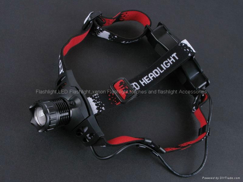 High Power Q8 Q3 LED 3 Modes Focus Rechargeable Headlamp