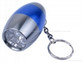  Keychain  with  Mini 9 LED Light Torch