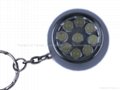  Keychain  with  Mini 9 LED Light Torch