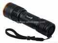 TrustFire Z3 1000-Lumen CREE XM-L T6 LED 1 x 18650 5-Mode Zoomable Flashlight