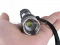 TrustFire Z8 Zoomable CREE XM-L T6 LED 3-Mode 600-Lumens Stainless Steel Torch