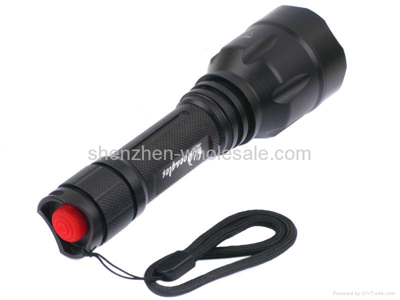 Oeagles CREE XM-L T6 LED 5-Mode Flashlight -Black 3