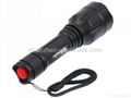 Oeagles CREE XM-L T6 LED 5-Mode Flashlight -Black