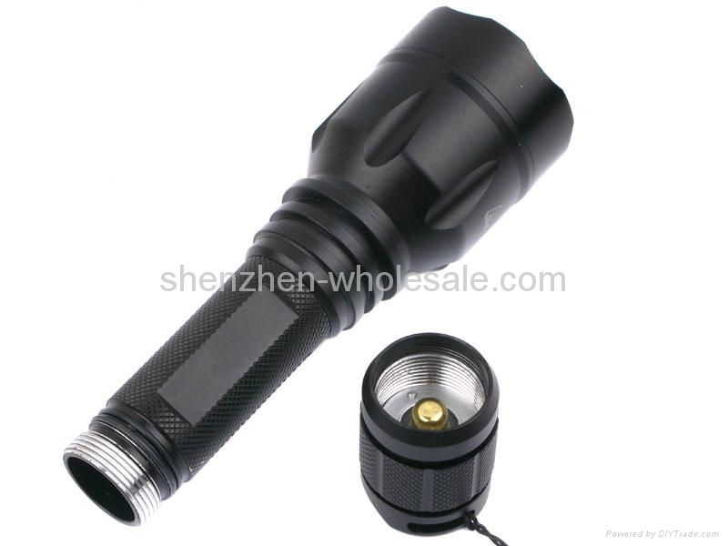 Oeagles CREE XM-L T6 LED 5-Mode Flashlight -Black 4