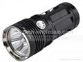 SkyRay King 4 X CREE XM-L T6 LED 3 Modes Aluminum Alloy LED Flashlight