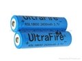 UltraFire XSL18650 2400mAh 3.7V Rechargeable Li-ion Battery