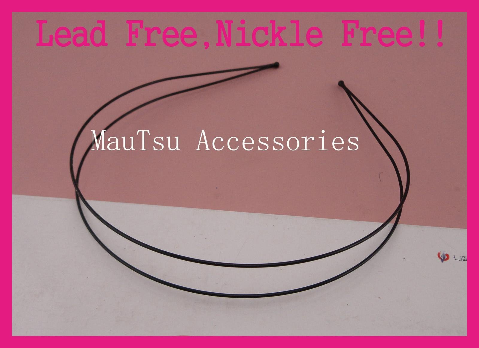 Plain Double wire metal hair Headbands hairbands for Handmade hair accessories 2