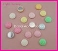 20mm Round Glitter Covered Button Beads with flat back Bling bling 3