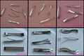 Metal Snap hair slides barrettes hairpiece clips bobby pins 1