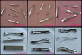 Metal Snap hair slides barrettes hairpiece clips bobby pins