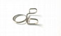 Spring throat hoop, tube clamps, spring clamp, fasteners 1