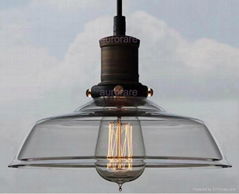 歐式玻璃鐵藝吊燈