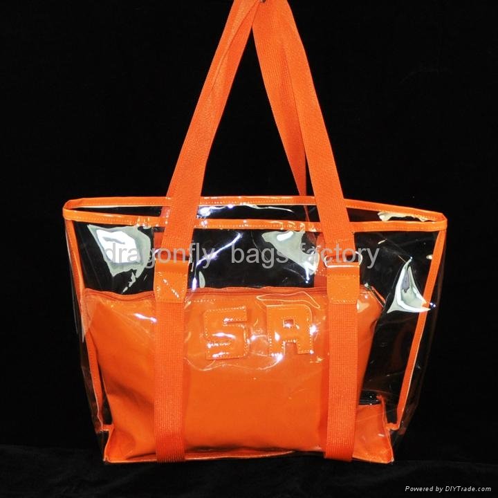 NEW STYLE PVC  Hand bag ,two bag shoulder bag ,shopping bag