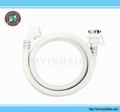 PVC inlet pipe for washing machine