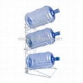 3 Bottle Steel Water Jug Storage Rack Cradle BR-16