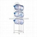 3 Layer Floor Steel Gallon Bottle Stand Holder BR-18 1