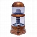 Brown Filtering Mineral Water Pot Water Purifier JEK-82