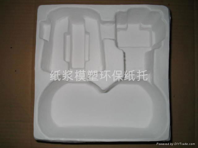 White eco-friendly pulp tray packaging for cellphone 5