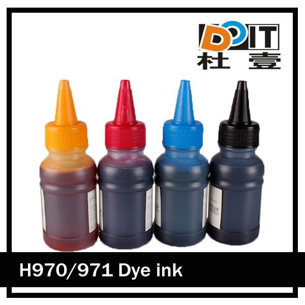 Vivid color compatible dye ink for hp970 / 971 2