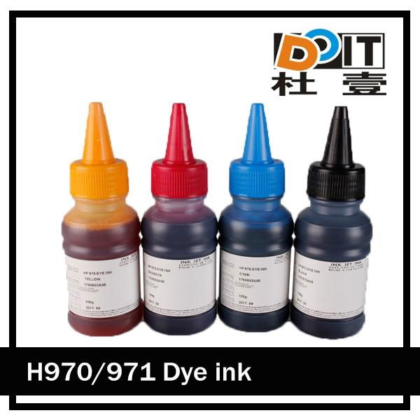 Vivid color compatible dye ink for hp970 / 971