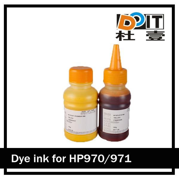 No clogged bulk dye ink for hp 971