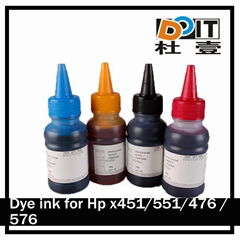High end bulk dye ink for hp x451