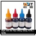 High end bulk dye ink for hp x451 2