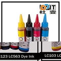 Factory price LC103/123/585/565 universal dye ink for Brother DCP-J100  1