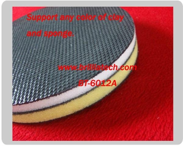 Magic clay sponge pad polishing buff pad Self-Adhesive Detailing clay disc